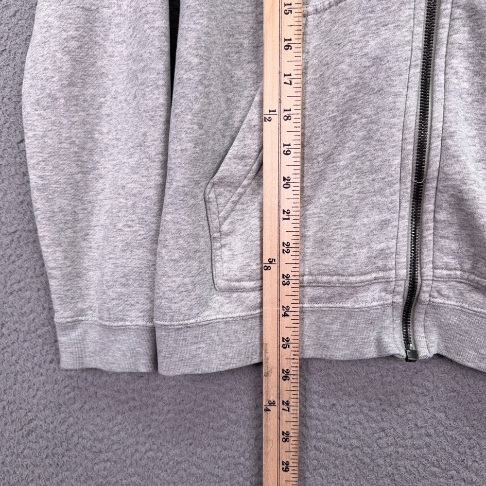 Nike Hoodie Womens M Gray Full Zip Sportswear Club Fleece Hooded Sweatshirt‎ - Picture 6 of 8
